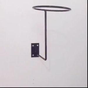 AOMOTOX Helmet Hanger Wall Mount Display Rack Storage Helmet Display Stand Wall-Mounted