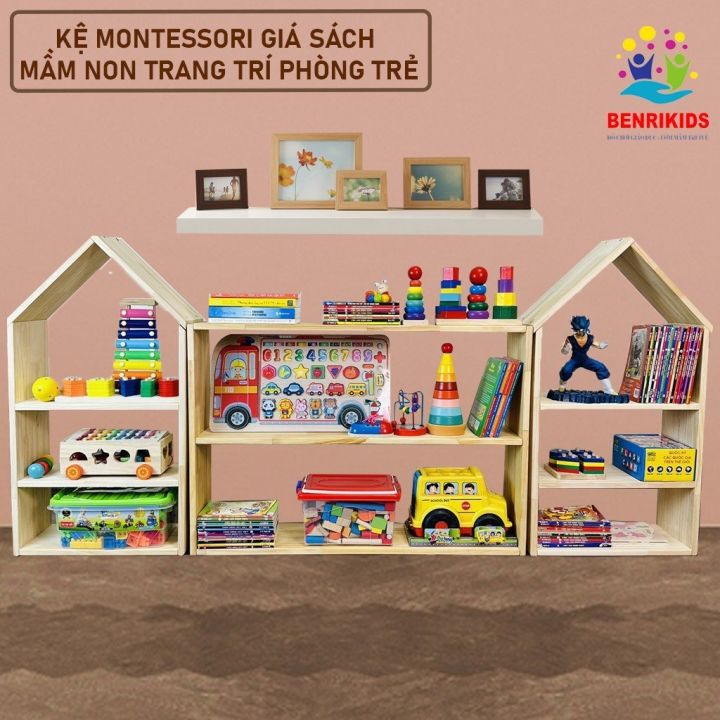 Kệ Sách Treo Tường Cho Bé Hình Ngôi Nhà Kích Thước Lớn - Tạo Không Gian ...