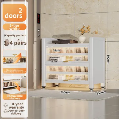 DIBIOU | Dustproof High Capacity Shoe Cabinet