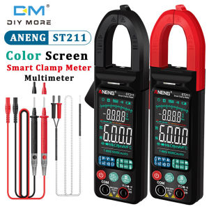 Diymore แคลมป์มิเตอร์ ST212/ST211 Current 6000นับ 400A มิเตอร์วัดความต่างศักย์กระแส DC/AC คอมพิวเตอร์ เครื่องทดสอบความถี่ ความถี่ ความจุไฟฟ้า มัลติมิเตอร์ 60 Hz นcv โซ่มิเตอร์