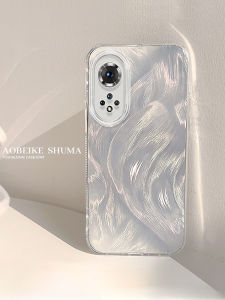 Huawei Nova9 SE Silicone Phone Case Womens Style Gradient Texture Simple Design Heat Dissipation Water Wave Pattern Luxury Feel