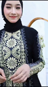 Gamis abaya polos terbaru jersey korea mix ceruty /gamis abaya arabian terbaru 2026