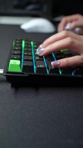 ATTACK SHARK | ATTACK SHARK M36HE Hall Effect Gaming Keypad 8000Hz 128K Scan 0.01mm RT Magnetic Switch RGB Wired One-Handed Keyboard