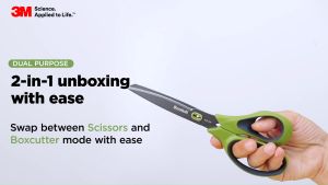 3M Scotch™ 1487NS Non-Stick Unboxing Scissors 7"