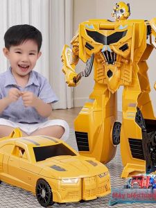 Transformable Robot Figure Car Bumblebee & Optimus Prime