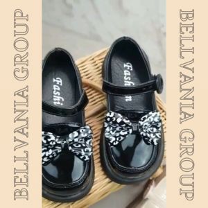 Sepatu Anak Perempuan Cantik Motif Corak Pita Lucu