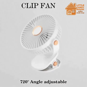 Ultimate Cooling FAN Portable High Speed Mini FAN USB Rechargeable Desktop Wall Mount Bed Clip Fan with LED Night Light