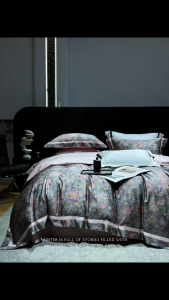 Silk-Touch Supima Cotton Bed Set - 1500TC Weave with Satin Finish Ultra-Soft King/Queen Duvet Cover