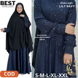 Gamis Branded Terbaru by Hermosa Bahan wolfis embos yang nyaman di pakai Gamis emboss umbrella lebar bawah m4 murah bisa untuk seragam cocok u/ remaja&bunda harga terjangkau Best seller Berkualitas ready stok simple & cantik