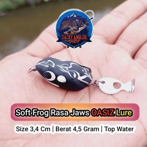Soft Frog Rasa Jaws OASIZ Lure 34 Cm Umpan Casting Gabus Berisik
