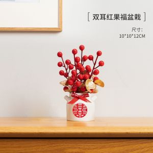 Wedding Decoration Creative Celebration Couple Figurines Living Room Flower Bouquet Engagement Decor Iron Handmade Home Decor