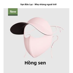 WANBAOLV | Mặt Nạ Chống Nắng Toàn Mặt Dành Cho Nữ Sử Dụng Vải Lụa Đá