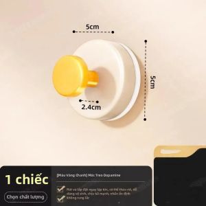 Móc Hút Chân Không Nhiều Màu Sắc Dễ Thương Di Động Dính Chắc Dùng Cho Nhà Tắm Nhà Bếp Để Treo Chìa Khóa Khăn Tắm Túi Xách Búp Bê Không Cần Khoan.