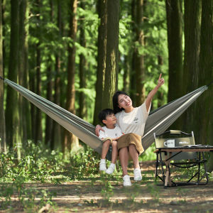 Outdoor Anti-Tip Double and Single Person Lightweight Leisure Hammock