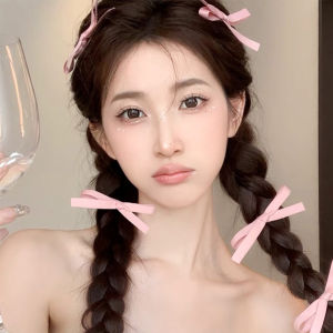 J.D. กิ๊บติดผมหน้าม้า ประดับโบว์ กิ๊บติดผมริบบิ้นน่ารัก จํานวน 2 ชิ้น ต่อชุด Hairpins