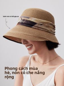 YINGMEI | Wide Brim Sun Hat with UV Protection and French Elegance