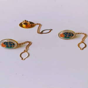 Pin Bros Lencana Kancing Rantai Kuningan Kementerian ATR/BPN