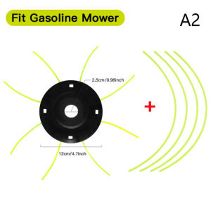 4 Lines Replacement Gasoli e Steel Lawn Mower Head Free Lithium Grass Trimmer Head Removal Of Garden Weed Brushcutter Part