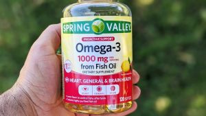 Viên Uống Dầu Cá Spring Valley Omega 3 1000mg Fish Oil 645 EPA /310 DHA (Vị Chanh) 180 viên - Hỗ Trợ Tim Mạch Khỏe Mắt Đẹp Da