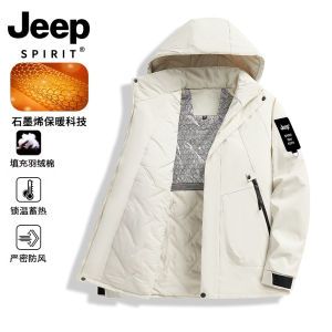 Jeep down Cotton-Padded Coat for Women Winter 2024 New Arrival Outdoor Charging Cotton-Padded Coat Coat Parka Thickened Outwear Men and Women
