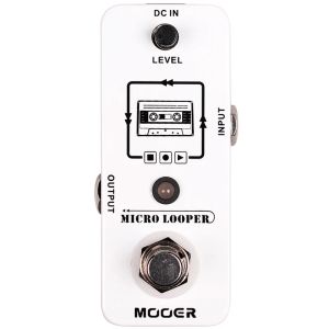 Mooer | MOOER Micro Looper Guitar Effect Pedal Mini Loop Recording Max Recording Time 30 Minutes True Bypass Guitar Bass Accessories