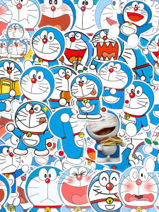 Doraemon Cartoon Stickers Waterproof Cat Robot Stickers for Water Cup Luggage Journal Book Guka DIY Sticker Decals