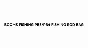 Booms Fishing PB3 Fishing Rod Bag Pole Storage Case 130 cm to 215 cm Folding Apply Fishing Tools Reel Rods Bags Cases