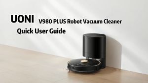 Robot hút bụi và lau nhà tự hút rác UONI V980 Plus lực hút 2700Pa Bản Quốc Tế Hàng Chính Hãng