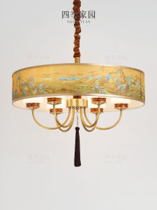 SIJIJIAYUAN | Chinese Antique Style Solid Copper Chandelier