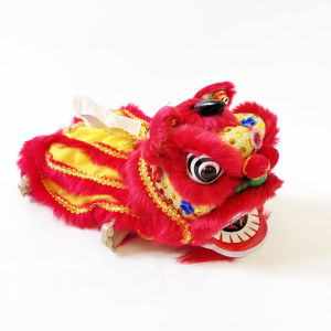 2024 Lion Head Decoration Accessible Luxury High-End Tissue Cover Lion Dance Desktop Tissue Box For Home Car Handicraft