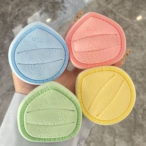 Otw ฟองน้ําแต่งหน้าขนาดใหญ่ ผ้าฝ้าย Candy Air Cushion เปียกและแห้งใช้คู่น้ําบวมความงามไข่ Macaron สี Foundation