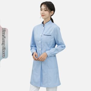 ZIXUN | High-end Dental and Medical Workwear White Nursing Uniform Summer Light Long Sleeve