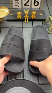 Dép quai ngang doctor thái lan da nam cao cấp đế doctor răng cưa khâu viền thủ công chắc chắn G11