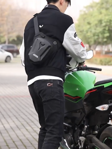 Motorcycle Leg Side Bag - EVA Hard Shell Phone Waist Pack for Cyclists Durable and Stylish Perfect for Outdoor Adventures