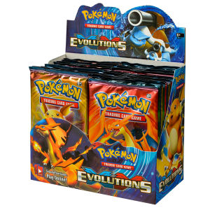 Bandai | 360Pcs English Pokémon TCG: Evolutions Box Pokemon trade card 36 Pack Box
