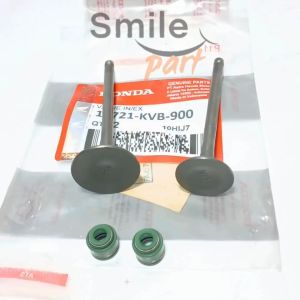 Klep set Vario KVB Payung klep Vario Karbu Vario 110 KVB + Seal Klep Sil Valve In Ex Honda Carbu set