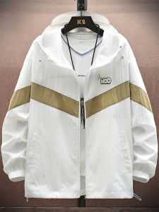 ROMON | เสื้อผ้ากันแดดผ้าไหมน้ำแข็งบางสำหรับผู้ชาย ฤดูร้อน กลางแจ้ง ตกปลา ท่องเที่ยว ลำลอง แจ็คเก็ตผ้าไหมน้ำแข็ง ปกป้องผิว