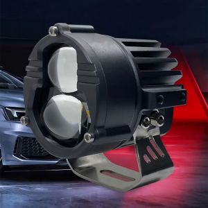2PCS Mini Driving Light White+Yellow Pair With Free Domino 3Way Switch High quality