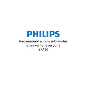Philips | Philips SPA20 Bluetooth Speakers Outdoor Loudspeaker Music Player HiFi Stereo Sound Subwoofer for Computer Desktop Mobile Phone