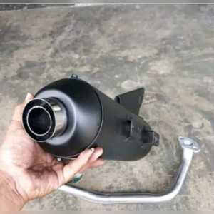 kenalpot Sugi spin lama spin 125  cms copy  berkualitas suara adem ngebas mbengung leher mornes