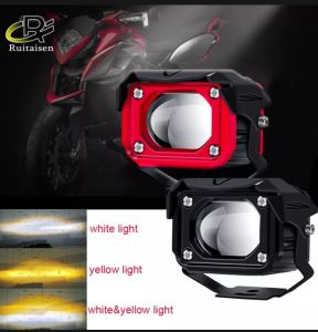 đèn trợ sáng bi cầu F22X pro 80W 2 chế độ cốt vàng pha trắng cho xe máy ôtô siêu sáng hàng chính hãng cao cấp
