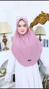Jilbab Bergo Instan Pad Zahra L Bahan Jersey Premium By Elma Hijab