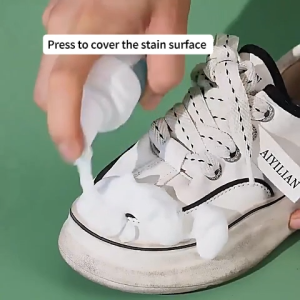 Shoes Cleaner for all Colors Effective Foam Cleaner with Brush & Towel Set. Easy Dry & Quick Cleaning for Sneakers Leather Sports Shoes. Universal Shoe Care Kit.