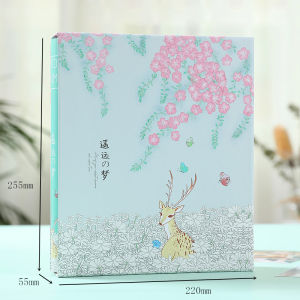 Large Capacity Photo Album Box Page Insert Style Nursery School Childrens Growth Memorial Album Couple Photo Album Storage