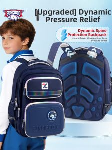 Lightweight Shoulder Bag For Schoolchildren 3-6 Grade Boys And Girls Load-reducing Spine Protection