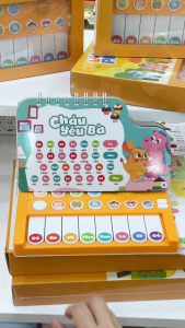 Đồ chơi âm nhạc Lala piano cho bé gái trai 3 tuổi phát nhạc Tiếng anh và Tiếng Việt thú vị đa chức năng