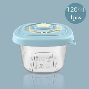 120ml baby timing food supplement box Baby portable snack box Frozen microwave sealed fresh-keeping box milk powder box