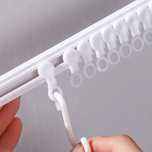 E.B.【Ready in Stock】 40cm/30cm Wall-mounted Sliding Rail Hook Kitchenware Storage Hooks Wall Rail Sliding S Hook