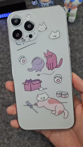 Pelekat Filem Belakang Telefon PLAIN DORAEMON - PHONE BACK SKIN 3M Wrap ALL MODEL