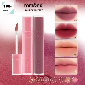 rom&nd BLUR FUDGE TINT-7 เฉดสี เนื้อเวลเวทฟัดจ์ เนื้อบางเบาไม่ทำให้ผิวแห้ง ติดทนนานแบบแมตต์ ของขวัญ เคบิวตี้ เครื่องสำอางเกาหลี